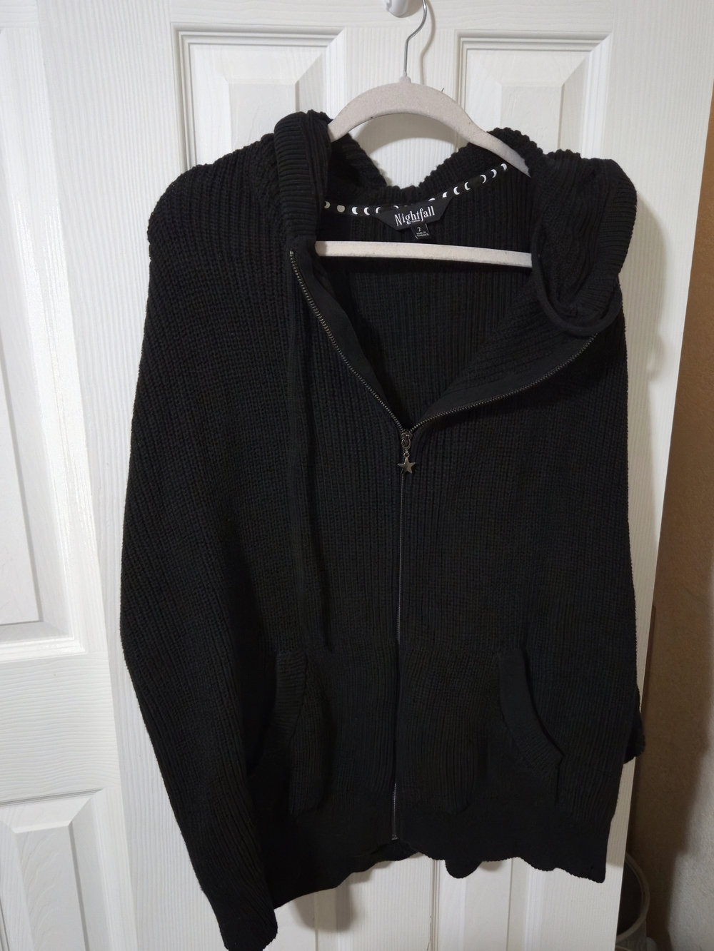 Torrid Nightfall Relaxed Zip-Up Hoodie Sweater sz 2 - Picture 2 of 6